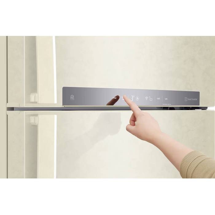 Холодильник LG GN-H702HEHL: 392 л, HygieneFresh+, сенсорный LED-дисплей, DoorCooling+. Купить с доставкой в Бишкеке
