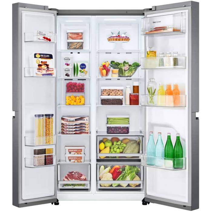 Онлайн заказ холодильника LG GC-B257JLYV — 643 л, черный графит, двухдверный. Доставка по Бишкеку