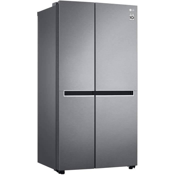 Купить холодильник LG GC-B257JLYV 643 л — двухдверный, черный графит, Total No Frost, инверторный компрессор. Доставка по Бишкеку и Кыргызстану
