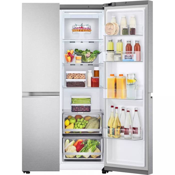 Купить холодильник LG GC-B257SSZV Side-by-Side 647 л — умный инверторный компрессор, LG ThinQ, Total No Frost. Доставка по Бишкеку