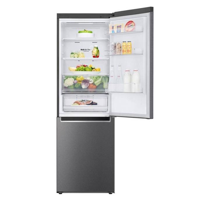 Холодильник LG GC-B459MLWM с компрессором Smart Inverter, темно-графитовая сталь, высота 186 см, с системой No Frost и функцией ThinQ, доставка по Бишкеку