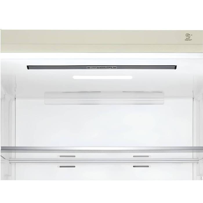 Холодильник LG GC-B569PECM: бежевый дизайн, инверторный компрессор, DoorCooling, 451 л. Купить с доставкой
