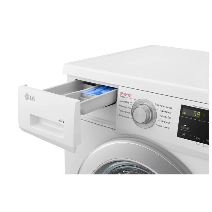 LG F2J3WS1W — стиральная машина с инверторным мотором и добавлением вещи, заказать с доставкой по Кыргызстану