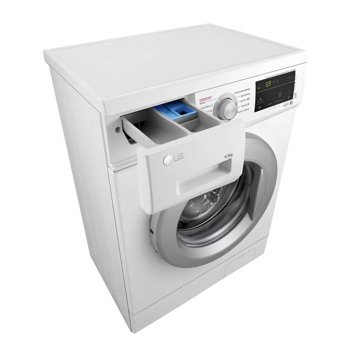 Стиральная машина LG F2J3WS1W, 6.5 кг, с функцией пара Steam — купить в Бишкеке