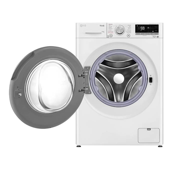 Стиральная машина LG TW4V5ES0W, 11 кг, AI DD™, пар, белая. Купить с доставкой по Бишкеку