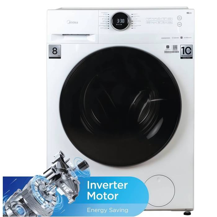 Стиральная машина Midea MF200W80WB/W - 8 кг