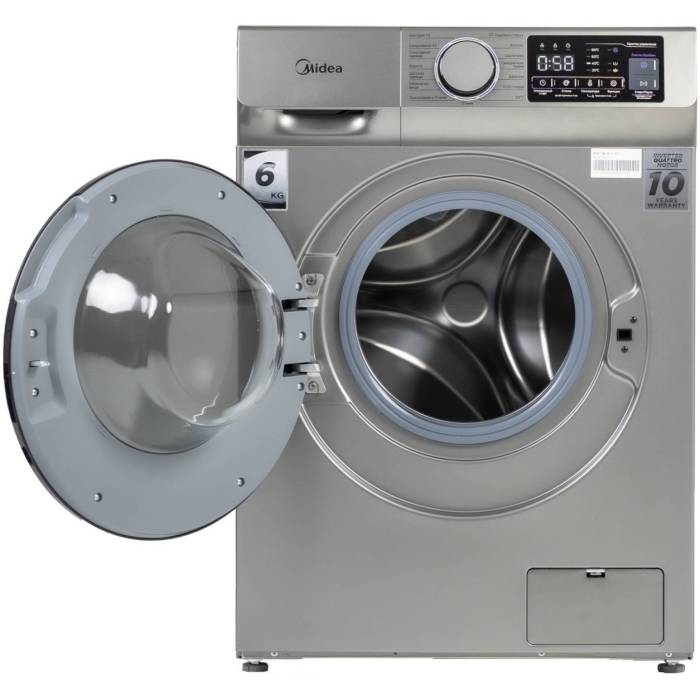 Midea MFN11W60B/S — 16 программ, функция пара, инверторный мотор QUATTRO. Закажите с доставкой по Бишкеку.