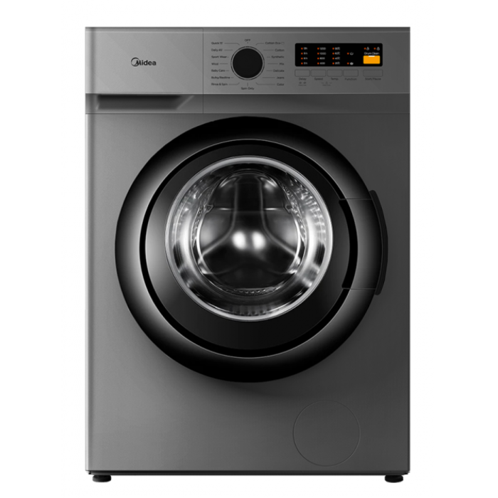 Стиральная машина Midea MFN70-S1403S — 7 кг, 1400 об/мин, серый цвет. Купить с доставкой по Бишкеку и Кыргызстану.