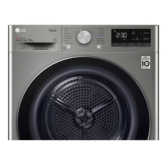 Сушильная машина LG DC90V5V9S, 9 кг, инверторный мотор, двойной фильтр, заказать онлайн с доставкой в Бишкеке