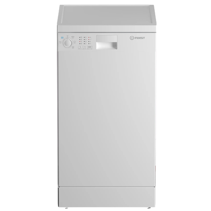 Indesit DFS 2A59-9 — посудомоечная машина на 9 комплектов, 3 корзины, расход воды 10.5 л за цикл, конденсационная сушка — Onbir.kg