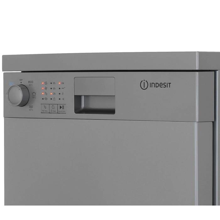 Indesit DFS2A59S — функции Push&Go и «Таблетка», поддержка средств «3 в 1», индикаторы соли и ополаскивателя — Onbir.kg