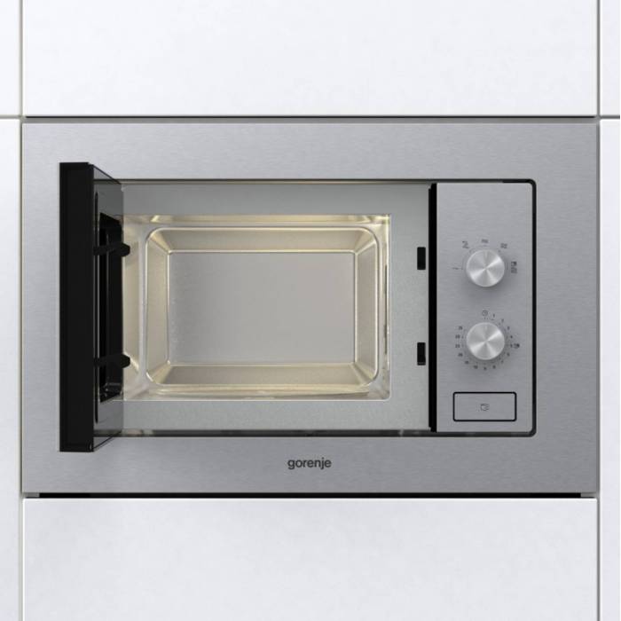 Микроволновка Gorenje BM201EM1X встроенная, 20 литров. Закажите с бесплатной доставкой по регионам Кыргызстана.