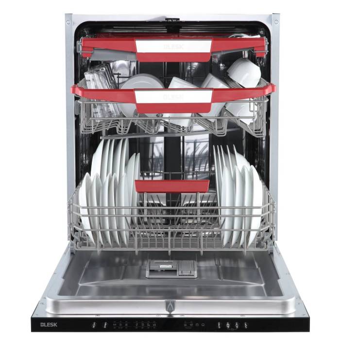 BLESK BXWP14-7711S — три слоя стеллажей, двухзонная стирка, рассчитана на 14 столовых приборов