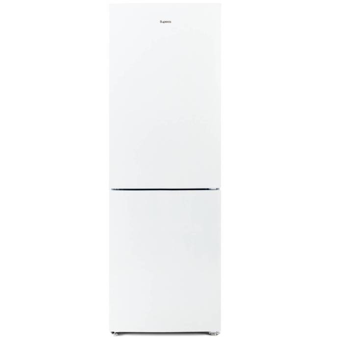 Бирюса 6133 — комплект поставки: подставка для яиц, масленка, выдвижной лоток, складная полка.