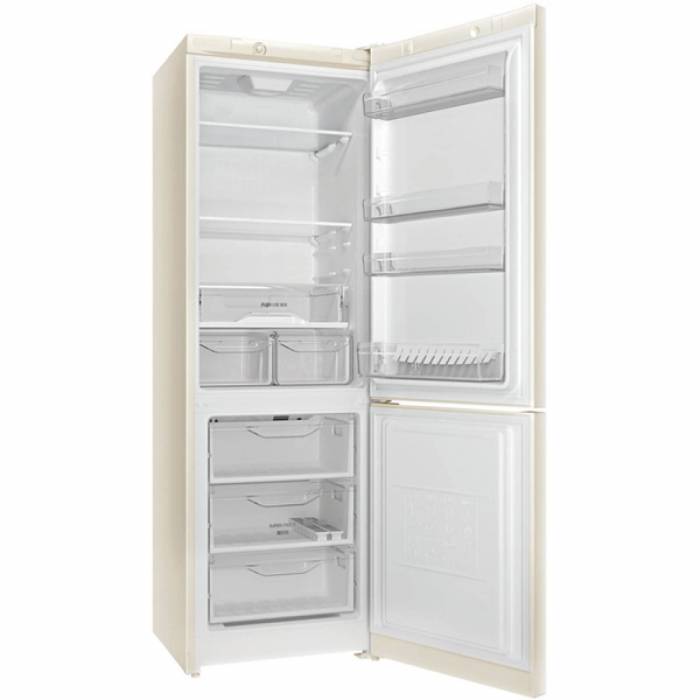 Холодильник Indesit DS 4180 E — с прочными стеклянными полками, выдерживающими до 100 кг, заказать с доставкой в Бишкеке