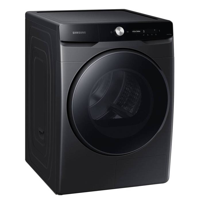 Samsung DV16DG8600BV — AI Control, Smart Control, внутренняя подсветка барабана, реверсивная дверца с блокировкой, блокировка от детей, выбор уровня сушки, выбор времени высыхания, индикаторы заполнения емкости для воды и проверки фильтра, звуковая индика