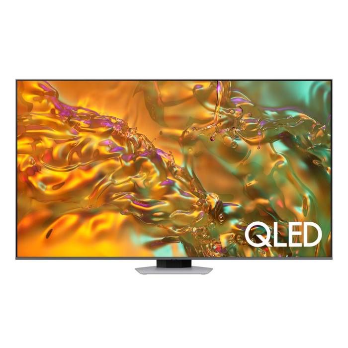 Samsung QE55Q80DAUXCE — QLED телевизор 55", 4K Ultra HD (3840×2160), частота обновления 100 Гц, Simple Chamfer, Quantum HDR+, HDR 10+, Adaptive/HDR Gaming — Onbir.kg