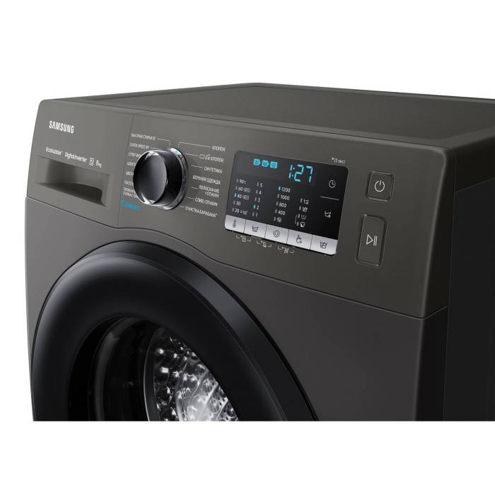 Samsung WW80AGAS26AX — легкая глажка и паровая обработка Hygiene Steam для свежей и мягкой одежды — Onbir.kg Бишкек, Кыргызстан