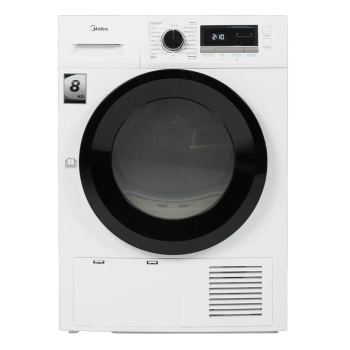 Сушильная машина Midea MDG05C80/W-KZ, 8 кг, конденсационная с 16 программами. Купить в Бишкеке с доставкой по регионам.