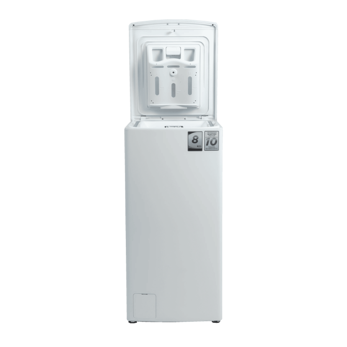 Стиральная машина Midea MF100T80B/W-C, вертикальная загрузка, 8 кг. Купить с доставкой по регионам.
