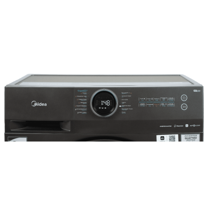 Midea Lunar series MF200D80WB/T-C: Сенсорное управление, 8 кг стирки, 6 кг сушки, через Wi-Fi и приложение. С бесплатной доставкой