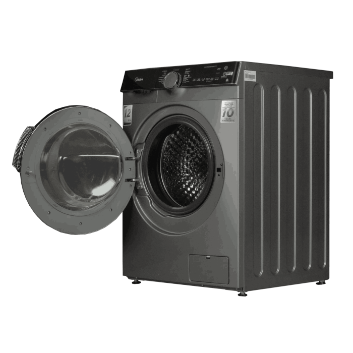 Стиральная машина с загрузкой 12 кг Midea MFK03W120B/S-C Купить в Бишкеке с доставкой онлайн в Кыргызстане