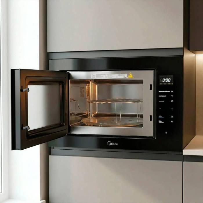 Midea MI11257GB микроволновка с грилем и комбинированным режимом — 3 типа работы ONBIR.KG