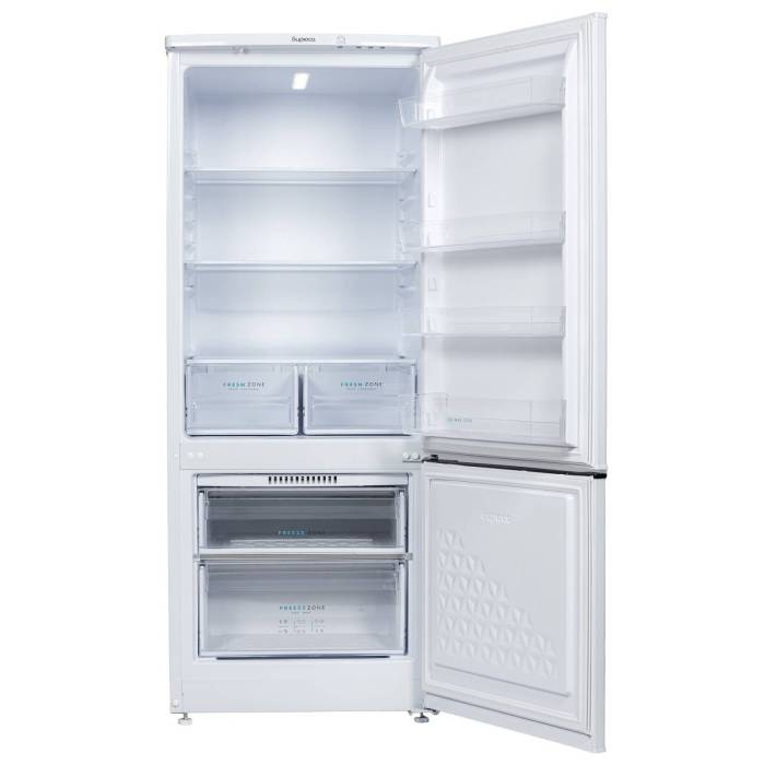 Бирюса 551 — морозильная камера с ручным размораживанием, минимальная температура −18 °C, 2 ящика.