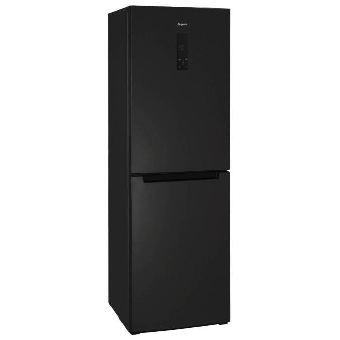 Бирюса В940NF — двухкамерный холодильник с нижним расположением морозильной камеры и системой Full No Frost, общий объем 340 л (холодильная камера 210 л, морозильная 130 л), класс энергоэффективности A, уровень шума до 43 дБ, цвет черная нержавеющая сталь