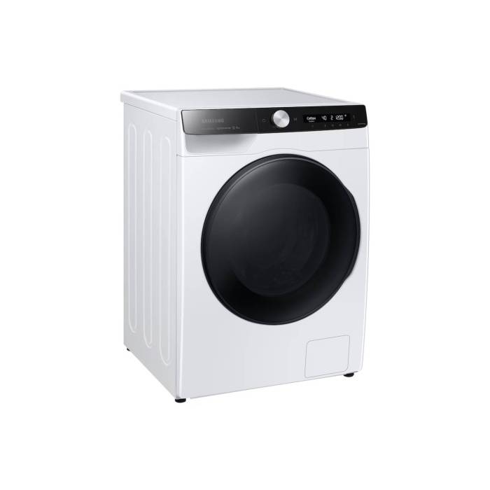 Боковой вид стиральной машины Samsung WW80AG6L28BBELD 8 кг узкая ONBIR.KG