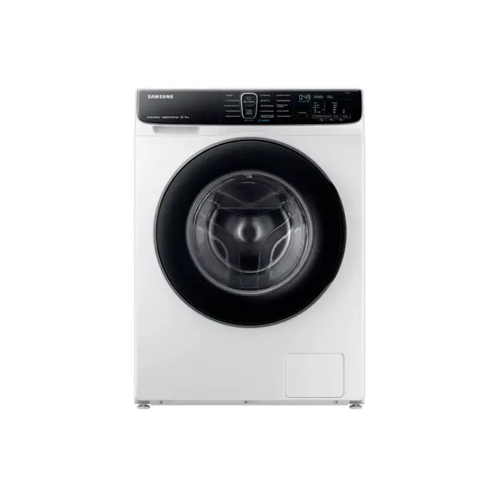 Фронтальный вид стиральной машины Samsung WW80AGAS26AE 8 кг графит ONBIR.KG