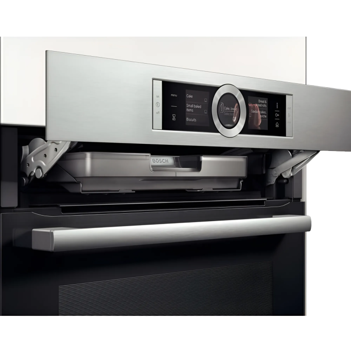 Купить в Бишкеке Духовка встраиваемая BOSCH HSG656XS1 с доставкой заказать электрическая духовка встраиваемая BOSCH 