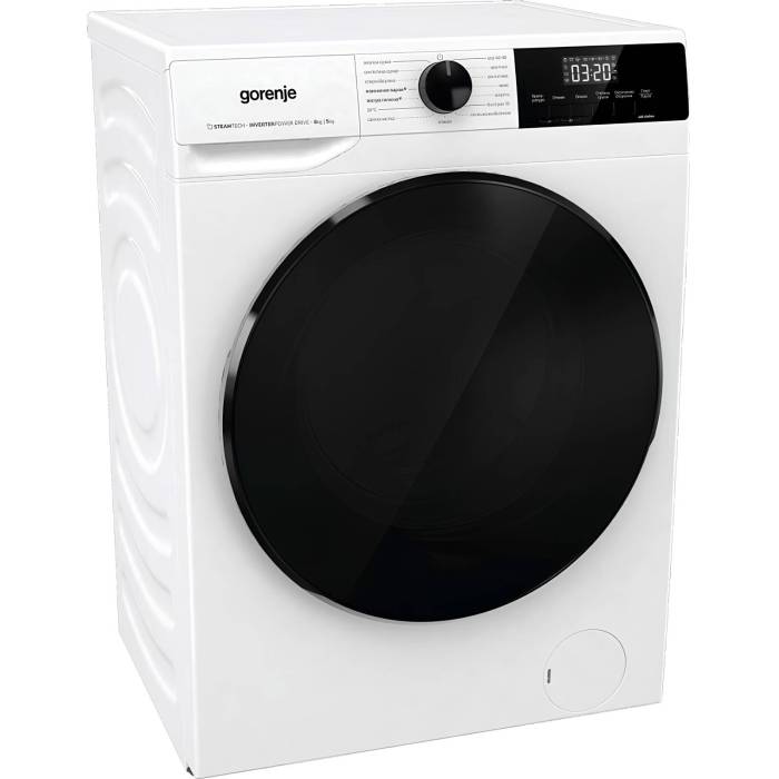 Стирально-сушильная машина Gorenje W1D2A854ADPS, 8 кг, инверторный мотор PowerDrive. Купить в Бишкеке, заказать онлайн с доставкой по городу и регионам Кыргызстана.