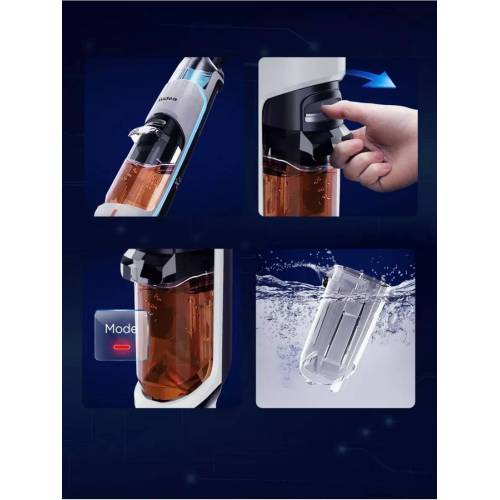 Midea MVC-X6 — моющий валик 2000 об/мин эффективно очищает стойкие загрязнения