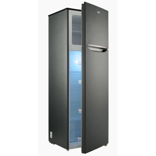 Artel HD‑341FN S Мокрый Асфальт — холодильная камера 207 л с 4 полками из каленого стекла и 2 ящиками — Onbir.kg Бишкек, Кыргызстан