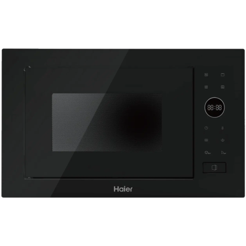 Haier HMX-BPG259B: встраиваемая микроволновка на 25 л с конвекцией и сенсорным управлением, 900 Вт.