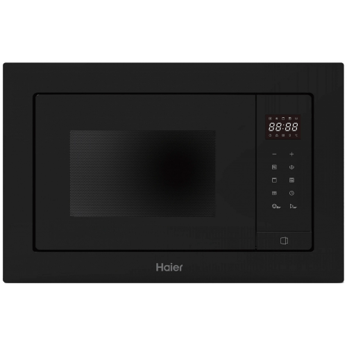 Встраиваемая микроволновая печь Haier HMX-BTG207B — 20 л, гриль, мощность 700 Вт, сенсорное управление.