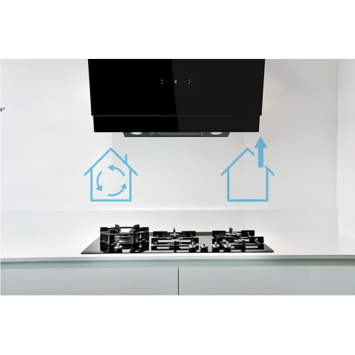 Купить Наклонную Вытяжку Midea MH90AN1005GB в Бишкеке с доставкой онлайн Наклонная вытяжка Midea с установкой в Кыргызстане