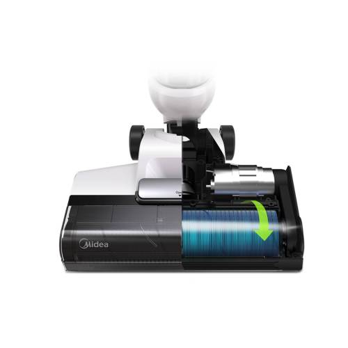 Midea MVC-X6 — подходит для сухой и влажной уборки, оснащён аквафильтром и контейнером 0.6 л