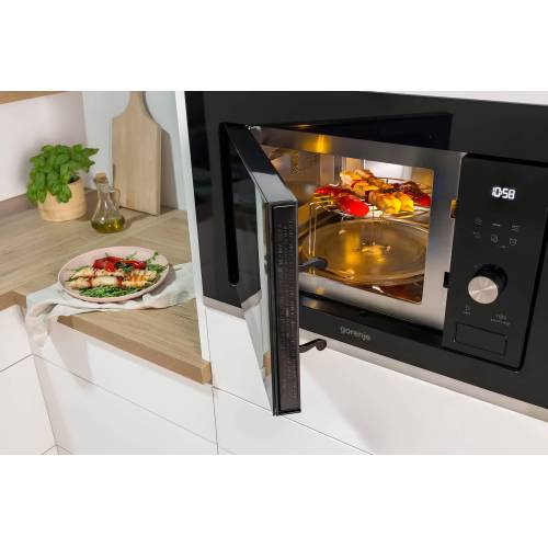 Микроволновая печь Gorenje BM201AG1BG с грилем, идеально подходит для встраивания. Купить с доставкой по городу и регионам Кыргызстана!