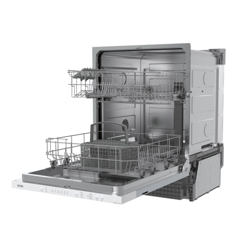 BLESK BXWP12-5313B — кнопочное управление, 2 корзины, функция полузагрузки, доставка Onbir.kg