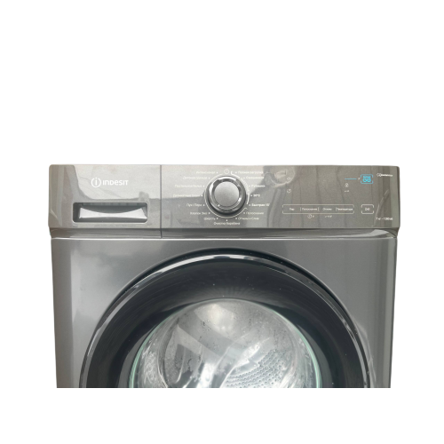 Стиральная машина Indesit IM3 712 SS CIS 7 кг инвертор 1200 об/мин чёрный | Характеристики и цена в Бишкеке onbir.kg