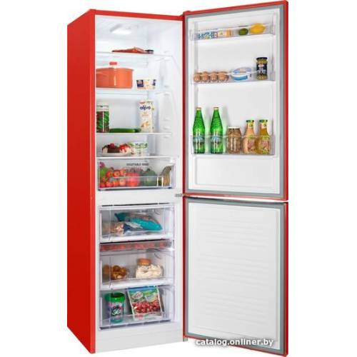 Холодильник NORDFROST NRB 152 R 58 см цвет красный