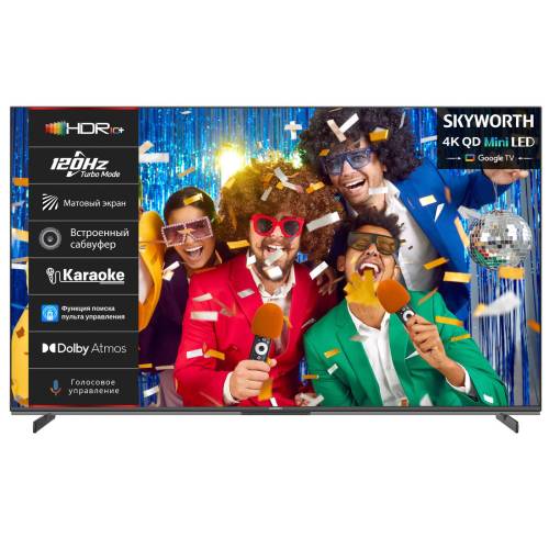 Телевизор Skyworth 55X85G QD-Mini LED 4K 120 Гц Google TV