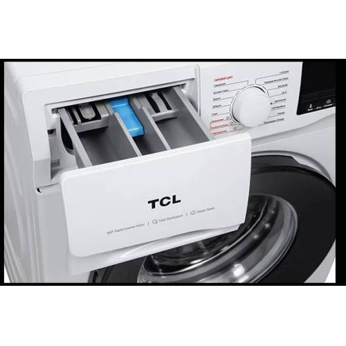 TCL WF7010F60BW — функция дозагрузки белья после запуска цикла, удобство использования, меньше циклов стирки и больше экономии.