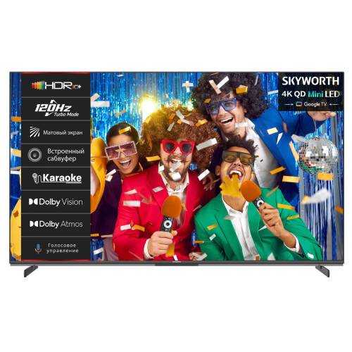 Телевизор Skyworth 65X85G QD-Mini LED 4K 120 Гц Google TV
