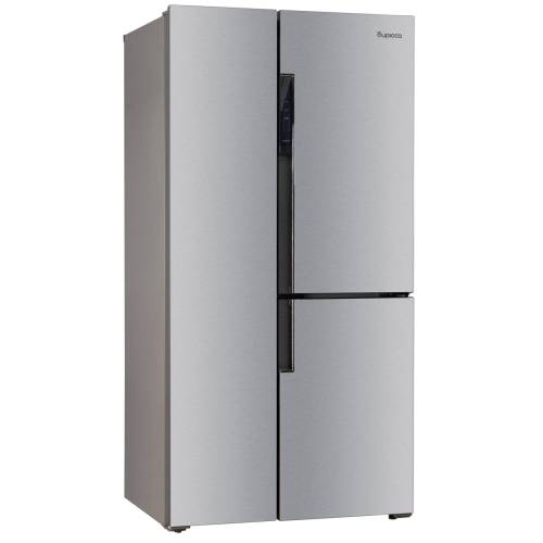 Бирюса TD 563 I — вместительный холодильник side-by-side на 552 л с инверторным компрессором и Metal Cooling.