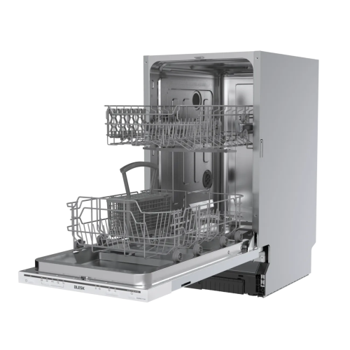 BLESK BXWP09-7714F — кнопочное управление, 2 корзины, функция полузагрузки, задержка старта, Onbir.kg