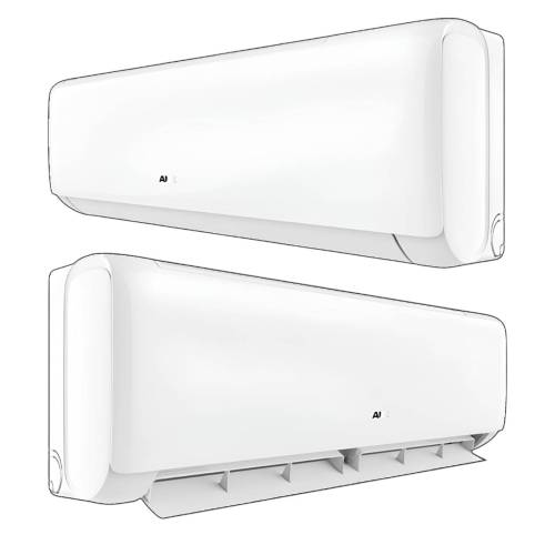 Кондиционер AUX 09QC INVERTER для площади до 25 м², охлаждение 2.7 кВт, обогрев 3.0 кВт — Купить в Бишкеке