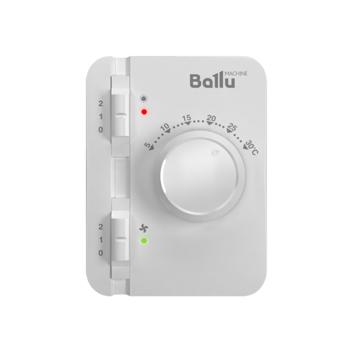 Ballu BHC-L10-S06-M — максимальная тепловая мощность 6 кВт, нагрев воздуха до 25.7 °C